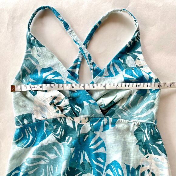 NWOT Patagonia Amber Dawn Jersey Dress in Tarkine Fern:Tasmanian Teal - Size S - Picture 13 of 14